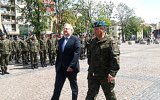 W Gołdapi powitano żołnierzy wracających z Kosowa W Gołdapi powitano żołnierzy wracających z Kosowa